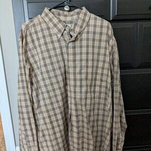 Men's Wrangler Riata Casual Button Up Shirt XL